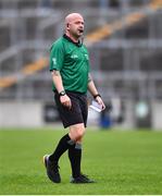 2 May 2022; Referee Richie Fitzsimons during the oneills.com Leinster GAA Hurling Under 20 Championship Semi-Final match between Kilkenny and Galway at O'Connor Park in Tullamore, Offaly. Photo by Ben McShane/Sportsfile