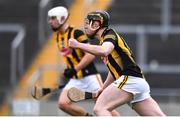 2 May 2022; Gearoid Dunne of Kilkenny celebrates after scoring his side's first goal during the oneills.com Leinster GAA Hurling Under 20 Championship Semi-Final match between Kilkenny and Galway at O'Connor Park in Tullamore, Offaly. Photo by Ben McShane/Sportsfile