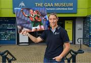 4 May 2022; Cora Staunton pictured at the launch of the Bord Gáis Energy GAA Legends Tour series at Croke Park. Following two years of virtual tours, fans will once again join their heroes for in-person tours of Croke Park as they give fascinating insights into their careers. The tours, which start on Saturday 28 May, will feature both Joe and Cora as well as a host of legends from across the GAA world. Bord Gáis Energy customers will get the exclusive opportunity to attend all tours throughout the summer. The full schedule and details of how to book your place on a tour can be viewed at crokepark.ie/legends Photo by Brendan Moran/Sportsfile