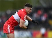 1 May 2022; Conor Doherty of Derry during the Ulster GAA Football Senior Championship Quarter-Final match between Tyrone and Derry at O'Neills Healy Park in Omagh, Tyrone. Photo by David Fitzgerald/Sportsfile