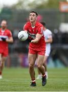 1 May 2022; Shane McGuigan of Derry during the Ulster GAA Football Senior Championship Quarter-Final match between Tyrone and Derry at O'Neills Healy Park in Omagh, Tyrone. Photo by David Fitzgerald/Sportsfile