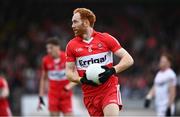 1 May 2022; Conor Glass of Derry during the Ulster GAA Football Senior Championship Quarter-Final match between Tyrone and Derry at O'Neills Healy Park in Omagh, Tyrone. Photo by David Fitzgerald/Sportsfile