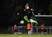 26 April 2022; Jess Gleeson of DLR Waves during the SSE Airtricity Women's National League match between DLR Waves and Athlone Town at UCD Bowl in Belfield, Dublin. Photo by Eóin Noonan/Sportsfile