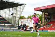 6 May 2022; James Lowe during the Leinster Rugby captain's run at Mattoli Woods Welford Road in Leicester, England. Photo by Harry Murphy/Sportsfile