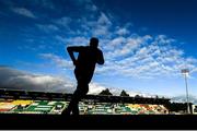 6 May 2022; Roberto Lopes of Shamrock Rovers leads his side out to warm-up before the SSE Airtricity League Premier Division match between Shamrock Rovers and Finn Harps at Tallaght Stadium in Dublin. Photo by Seb Daly/Sportsfile