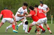 6 May 2022; Cormac Izuchukwu of Ulster during an 'A' Interprovincials match between Munster and Ulster at the University of Limerick in Limerick, Ireland. Photo by John Dickson/Sportsfile