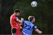 6 May 2022; Patrick Hoban of Dundalk in action against Sam Todd of UCD during the SSE Airtricity League Premier Division match between UCD and Dundalk at UCD Bowl in Belfield, Dublin. Photo by Ben McShane/Sportsfile