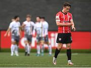 6 May 2022; Matty Smith of Derry City after his side conceded during the SSE Airtricity League Premier Division match between Derry City and Bohemians at The Ryan McBride Brandywell Stadium in Derry. Photo by Stephen McCarthy/Sportsfile