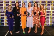 6 May 2022; The 2022 Teams of the Lidl Ladies National Football League awards were presented at Croke Park on Friday, May 6. The best players from the four divisions in the Lidl National Football Leagues were selected by the LGFA’s All Star committee. Armagh players Lauren McConville, Anna Carr, Aimee Mackin, Catherine Marley, Bláithín Mackin and Grace Ferguson. Photo by Ramsey Cardy/Sportsfile