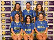 6 May 2022; The 2022 Teams of the Lidl Ladies National Football League awards were presented at Croke Park on Friday, May 6. The best players from the four divisions in the Lidl National Football Leagues were selected by the LGFA’s All Star committee. Offaly players, clockwise from top left, Ellee McEvoy, Amy Gavin Mangan, Becky Bryant, Annie Kehoe, Nicole Buckley, and Róisín Ennis. Photo by Ramsey Cardy/Sportsfile