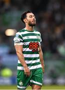 6 May 2022; Richie Towell of Shamrock Rovers during the SSE Airtricity League Premier Division match between Shamrock Rovers and Finn Harps at Tallaght Stadium in Dublin. Photo by Seb Daly/Sportsfile