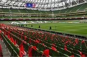 7 May 2022; A general view before the Heineken Champions Cup Quarter-Final match between Munster and Toulouse at Aviva Stadium in Dublin. Photo by Ramsey Cardy/Sportsfile