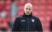 6 May 2022; Derry City coach Mark McCrystal before the SSE Airtricity League Premier Division match between Derry City and Bohemians at The Ryan McBride Brandywell Stadium in Derry. Photo by Stephen McCarthy/Sportsfile