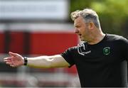 7 May 2022; Peamount United manager James O'Callaghan before the SSE Airtricity Women's National League match between Shelbourne and Peamount United at Tolka Park in Dublin. Photo by Sam Barnes/Sportsfile