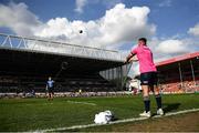 7 May 2022; Rónan Kelleher of Leinster warms up before the Heineken Champions Cup Quarter-Final match between Leicester Tigers and Leinster at Mattoli Woods Welford Road Stadium in Leicester, England. Photo by Harry Murphy/Sportsfile