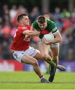 7 May 2022; Diarmuid O’Connor of Kerry in action against Steven Sherlock of Cork during the Munster GAA Football Senior Championship Semi-Final match between Cork and Kerry at Páirc Ui Rinn in Cork. Photo by Stephen McCarthy/Sportsfile