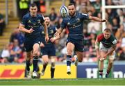 7 May 2022; Jamison Gibson-Park of Leinster kicks during the Heineken Champions Cup Quarter-Final match between Leicester Tigers and Leinster at Mattoli Woods Welford Road Stadium in Leicester, England. Photo by Harry Murphy/Sportsfile