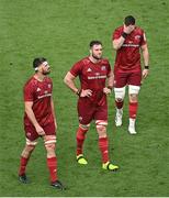 7 May 2022; Munster players, from left, Jean Kleyn, Jason Jenkins and Fineen Wycherley after the Heineken Champions Cup Quarter-Final match between Munster and Toulouse at Aviva Stadium in Dublin. Photo by Ramsey Cardy/Sportsfile