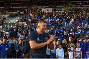 7 May 2022; Ross Molony of Leinster applauds supporters after his side's victory in the Heineken Champions Cup Quarter-Final match between Leicester Tigers and Leinster at Mattoli Woods Welford Road Stadium in Leicester, England. Photo by Harry Murphy/Sportsfile