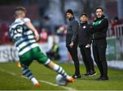 29 April 2022; Shamrock Rovers manager Stephen Bradley during the SSE Airtricity League Premier Division match between Sligo Rovers and Shamrock Rovers at The Showgrounds in Sligo. Photo by Piaras Ó Mídheach/Sportsfile