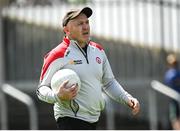 8 May 2022; Tyrone manager Paul Devlin before the EirGrid GAA Football All-Ireland U20 Championship Semi-Final match between Kerry and Tyrone at MW Hire O'Moore Park in Portlaoise, Laois. Photo by Harry Murphy/Sportsfile