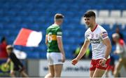 8 May 2022; Eoin Montgomery of Tyrone celebrates at the full-time whistle in the EirGrid GAA Football All-Ireland U20 Championship Semi-Final match between Kerry and Tyrone at MW Hire O'Moore Park in Portlaoise, Laois. Photo by Harry Murphy/Sportsfile