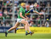 8 May 2022; Cathal O'Neill of Limerick in action against Dillon Quirke of Tipperary during the Munster GAA Hurling Senior Championship Round 3 match between Limerick and Tipperary at TUS Gaelic Grounds in Limerick. Photo by Stephen McCarthy/Sportsfile
