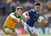 8 May 2022; Gerard Smith of Cavan in action against Shane O'Donnell of Donegal during the Ulster GAA Football Senior Championship Semi-Final match between Cavan and Donegal at St Tiernach's Park in Clones, Monaghan. Photo by Piaras Ó Mídheach/Sportsfile