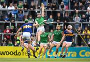 8 May 2022; Declan Hannon of Limerick makes a catch during the Munster GAA Hurling Senior Championship Round 3 match between Limerick and Tipperary at TUS Gaelic Grounds in Limerick. Photo by Stephen McCarthy/Sportsfile