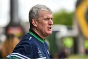 8 May 2022; Limerick manager John Kiely during the Munster GAA Hurling Senior Championship Round 3 match between Limerick and Tipperary at TUS Gaelic Grounds in Limerick. Photo by Ray McManus/Sportsfile