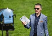 8 May 2022; Oisín McConville of BBC Sport at the Ulster GAA Football Senior Championship Semi-Final match between Cavan and Donegal at St Tiernach's Park in Clones, Monaghan. Photo by Piaras Ó Mídheach/Sportsfile