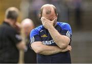 8 May 2022; Cavan manager Mickey Graham during the closing moments of the Ulster GAA Football Senior Championship Semi-Final match between Cavan and Donegal at St Tiernach's Park in Clones, Monaghan. Photo by Piaras Ó Mídheach/Sportsfile