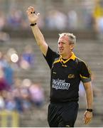 8 May 2022; Referee Brendan Rice during the Ulster Ladies Football Senior Championship Semi-Final match between Cavan and Donegal at St Tiernach's Park in Clones, Monaghan. Photo by Piaras Ó Mídheach/Sportsfile