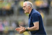 8 May 2022; Cavan manager Gerry Moane during the Ulster Ladies Football Senior Championship Semi-Final match between Cavan and Donegal at St Tiernach's Park in Clones, Monaghan. Photo by Piaras Ó Mídheach/Sportsfile