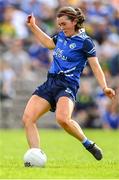 8 May 2022; Lauren McVeety of Cavan scores her side's first goal, from a penalty, during the Ulster Ladies Football Senior Championship Semi-Final match between Cavan and Donegal at St Tiernach's Park in Clones, Monaghan. Photo by Piaras Ó Mídheach/Sportsfile