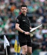 8 May 2022; Linesman and standby referee Sean Stack during the Munster GAA Hurling Senior Championship Round 3 match between Limerick and Tipperary at TUS Gaelic Grounds in Limerick. Photo by Ray McManus/Sportsfile