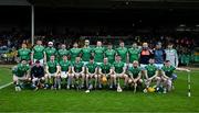 8 May 2022; The Limerick squad before the Munster GAA Hurling Senior Championship Round 3 match between Limerick and Tipperary at TUS Gaelic Grounds in Limerick. Photo by Ray McManus/Sportsfile