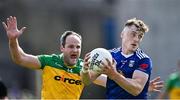 8 May 2022; Conor Brady of Cavan in action against Michael Murphy of Donegal during the Ulster GAA Football Senior Championship Semi-Final match between Cavan and Donegal at St Tiernach's Park in Clones, Monaghan. Photo by Piaras Ó Mídheach/Sportsfile