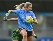 7 May 2022; Ellen Gribben of Dublin in action against Megan Thynne of Meath during the TG4 Leinster Senior Ladies Football Championship Round 2 match between Dublin and Meath at Parnell Park in Dublin. Photo by Sam Barnes/Sportsfile