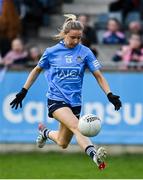 7 May 2022; Caoimhe O'Connor of Dublin during the TG4 Leinster Senior Ladies Football Championship Round 2 match between Dublin and Meath at Parnell Park in Dublin. Photo by Sam Barnes/Sportsfile
