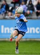 7 May 2022; Caoimhe O'Connor of Dublin during the TG4 Leinster Senior Ladies Football Championship Round 2 match between Dublin and Meath at Parnell Park in Dublin. Photo by Sam Barnes/Sportsfile