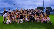 9 May 2022; The Kilkenny squad celebrate with the cup after their side's victory in the oneills.com Leinster GAA Hurling U20 Championship Final match between Wexford and Kilkenny at Netwatch Cullen Park in Carlow. Photo by Piaras Ó Mídheach/Sportsfile