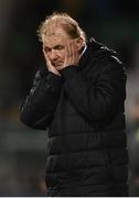 9 May 2022; Sligo Rovers manager Liam Buckley reacts during the SSE Airtricity League Premier Division match between Shamrock Rovers and Sligo Rovers at Tallaght Stadium in Dublin. Photo by Harry Murphy/Sportsfile