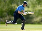 10 May 2022; Harry Tector of Leinster Lightning makes a run during the Cricket Ireland Inter-Provincial Cup match between Leinster Lightning and Munster Reds at Pembroke Cricket Club in Dublin. Photo by Sam Barnes/Sportsfile