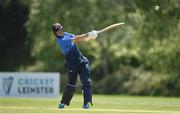 10 May 2022; Leinster Lightning captain George Dockrell hits a four during the Cricket Ireland Inter-Provincial Cup match between Leinster Lightning and Munster Reds at Pembroke Cricket Club in Dublin. Photo by Sam Barnes/Sportsfile