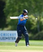 10 May 2022; Barry McCarthy of Leinster Lightning plays a shot during the Cricket Ireland Inter-Provincial Cup match between Leinster Lightning and Munster Reds at Pembroke Cricket Club in Dublin. Photo by Sam Barnes/Sportsfile
