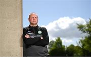 10 May 2022; Pike Rovers manager Robbie Williams during a FAI Junior Cup Final press day at FAI Headquarters in Abbotstown, Dublin. Photo by Harry Murphy/Sportsfile