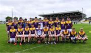 9 May 2022; The Wexford squad before the oneills.com Leinster GAA Hurling U20 Championship Final match between Wexford and Kilkenny at Netwatch Cullen Park in Carlow. Photo by Piaras Ó Mídheach/Sportsfile