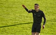 11 May 2022; Referee Andrew Smith during the Electric Ireland Leinster GAA Minor Football Championship Semi-Final match between Dublin and Offaly at Parnell Park in Dublin. Photo by Seb Daly/Sportsfile