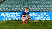 11 May 2022; Paddy McCormack of Tipperary with the Electric Ireland Best & Fairest award for his major performance in the Electric Ireland GAA Munster Minor Hurling Championship Final at TUS Gaelic Grounds in Limerick. Photo by Piaras Ó Mídheach/Sportsfile